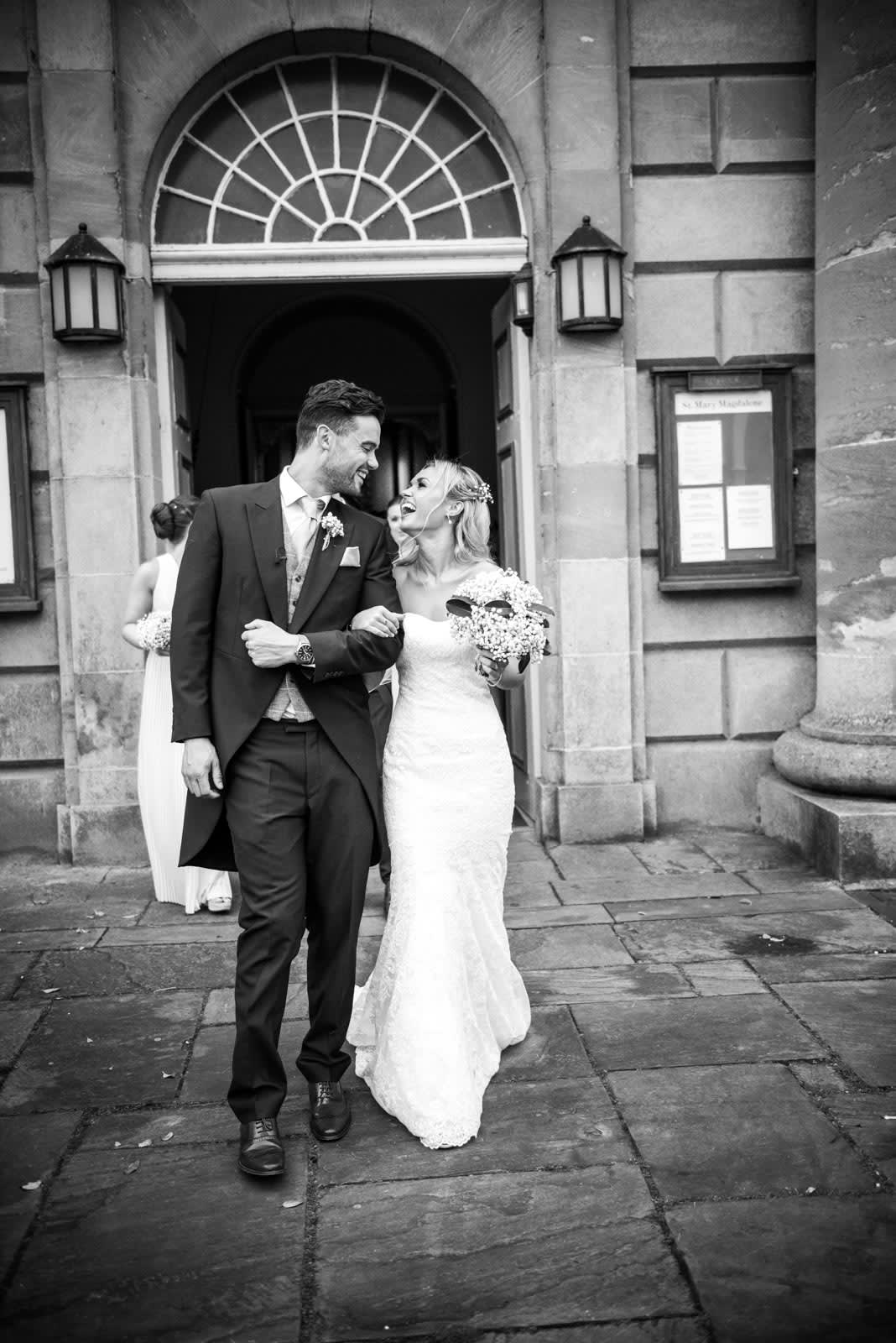 Real wedding of Alice and Brad in Bridgnorth, featured on Bridebook.co.uk.  Photo by: Nick Brightman Photography