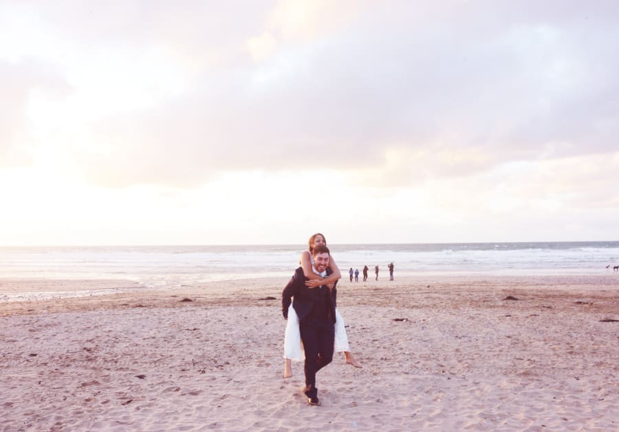 South West | Cornwall | Porthtowan | Autumn | Coastal | DIY | Blue | White | Bar | Real Wedding | Helen Court Photography #Bridebook #RealWedding #WeddingIdeas Bridebook.co.uk 