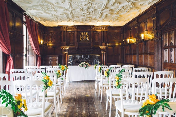 Elizabethan House Museum ready for a wedding ceremony