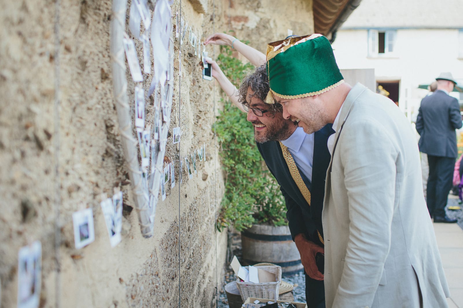 South West | Devon | Hittisleigh | Spring | Boho | DIY | Outdoor | White | Orange | Barn | Real Wedding | Helen Lisk Photography #Bridebook #RealWedding #WeddingIdeas Bridebook.co.uk 