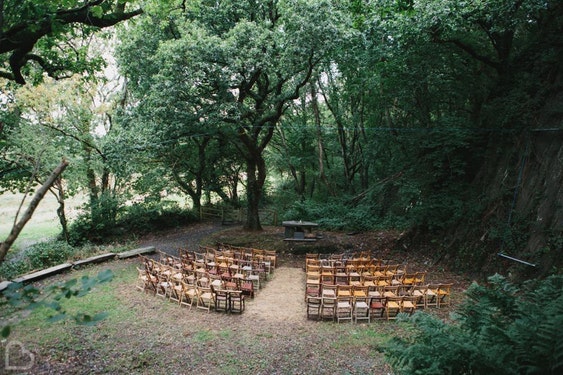 Fforest wedding venue in Pembrokeshire