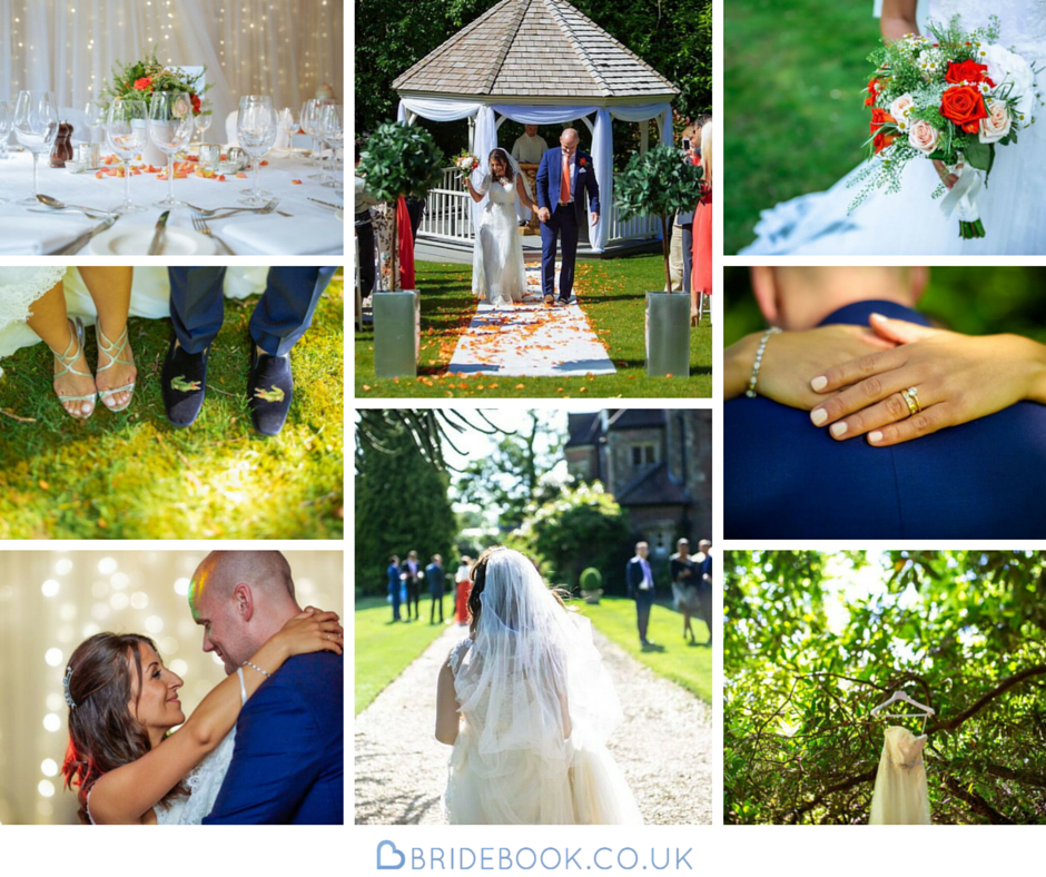 South East | Sussex | Crawley | Summer | Outdoor | Garden | Blue | Orange | Manor House | Real Wedding | Hajley Photography #Bridebook #RealWedding #WeddingIdeas Bridebook.co.uk 