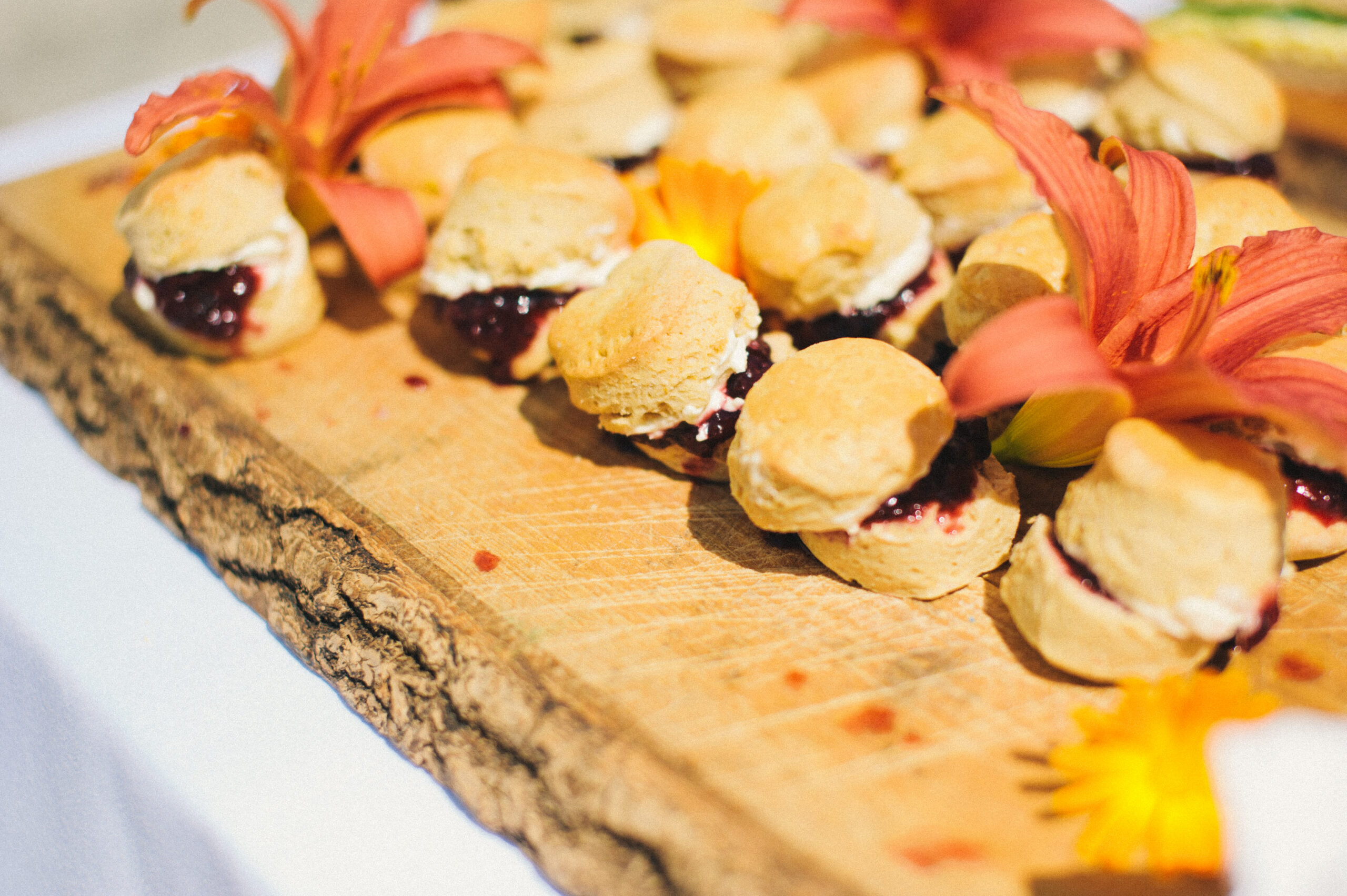 Bridebook.co.uk freshly baked scones go down a treat