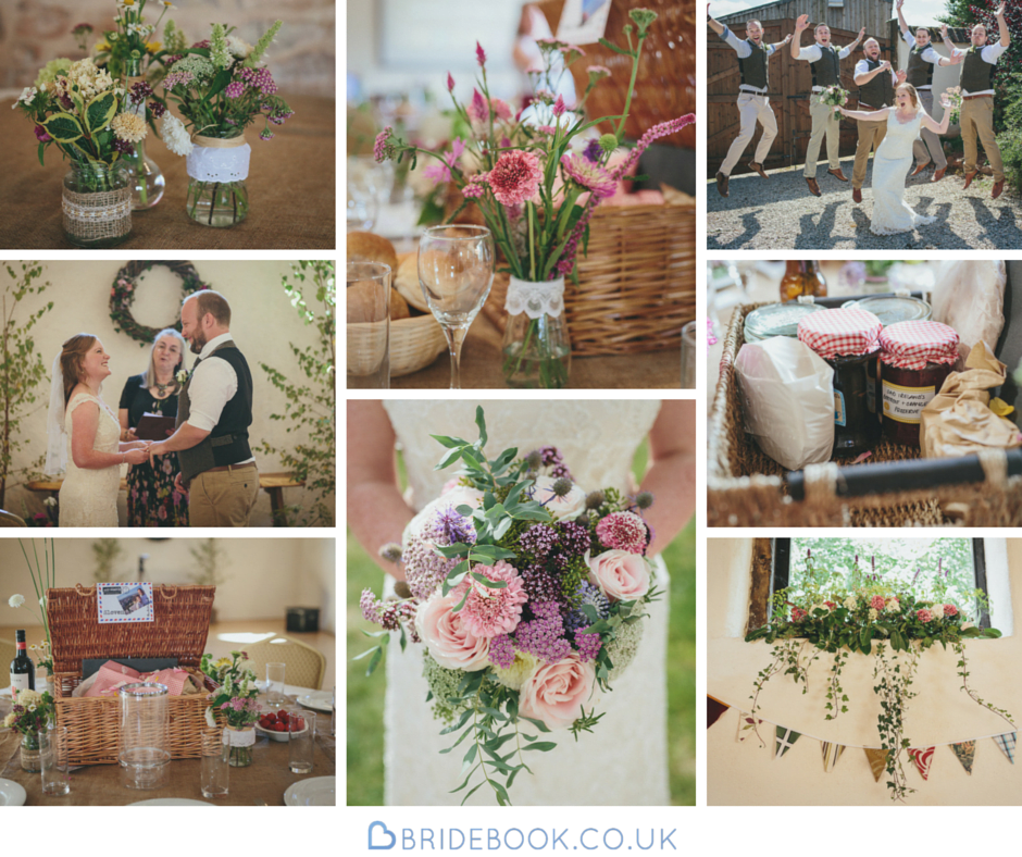 South West | Devon | Cullompton | Summer | DIY | Rustic |  | Pink |  | Barn | Real Wedding | Helen Lisk Photography #Bridebook #RealWedding #WeddingIdeas Bridebook.co.uk 