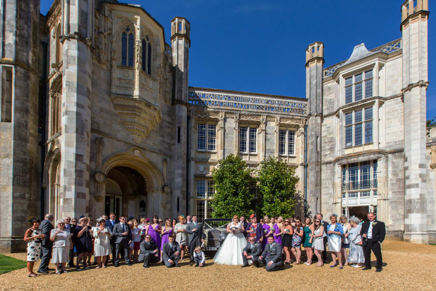 South West | Dorset | Bournemouth | Summer | Beach | Classic | Purple | Turquoise | Castle | Real Wedding | Jennie Franklin #Bridebook #RealWedding #WeddingIdeas Bridebook.co.uk 