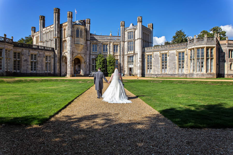 South West | Dorset | Bournemouth | Summer | Beach | Classic | Purple | Turquoise | Castle | Real Wedding | Jennie Franklin #Bridebook #RealWedding #WeddingIdeas Bridebook.co.uk 