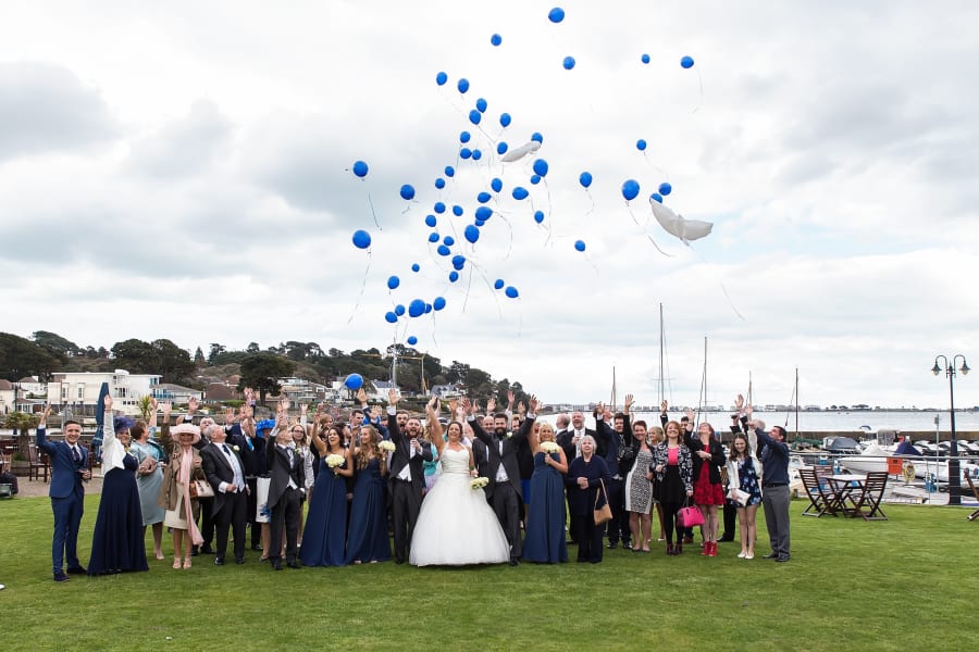 South West | Dorset | Poole | Spring | Coastal | Classic | Navy | White | Hotel | Real Wedding | Jennie Franklin #Bridebook #RealWedding #WeddingIdeas Bridebook.co.uk 