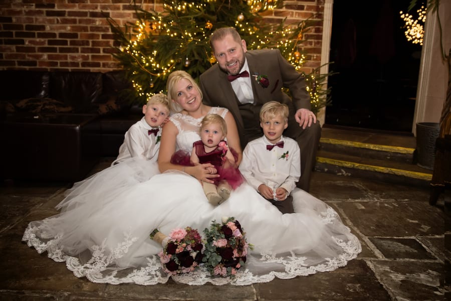 South West | Hampshire | Lymington | Winter | Traditional | Christmas | Maroon | Brown | Hotel | Real Wedding | Jennie Franklin #Bridebook #RealWedding #WeddingIdeas Bridebook.co.uk 