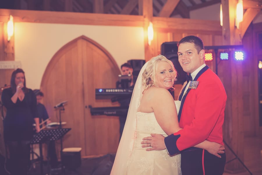 South West | Hampshire | Yatley | Winter | Classic | Traditional | Military | Blue | Gold | Barn | Real Wedding | Sarah Elvin #Bridebook #RealWedding #WeddingIdeas Bridebook.co.uk 