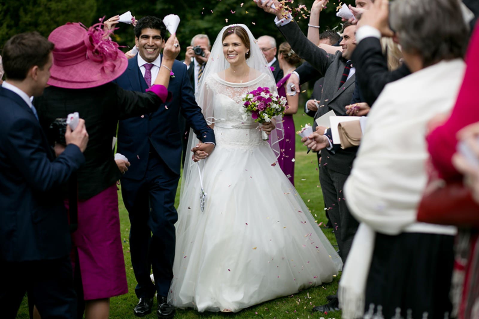 South East | Buckinghamshire | Great Hampden | Summer | Classic | Purple | Plum | Country House | Real Wedding | Guy Hearn Photography #Bridebook #RealWedding #WeddingIdeas Bridebook.co.uk 