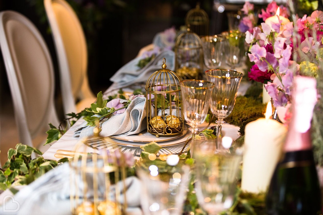 Table decoration at One Aldwych Hotel