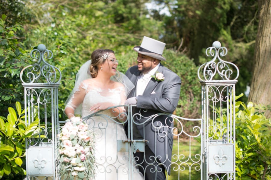 West Midlands | Staffordshire | Summer | Glamorous | Helicopter | Pink | Gold | Country House | Real Wedding | Kayleigh Pope #Bridebook #RealWedding #WeddingIdeas Bridebook.co.uk 