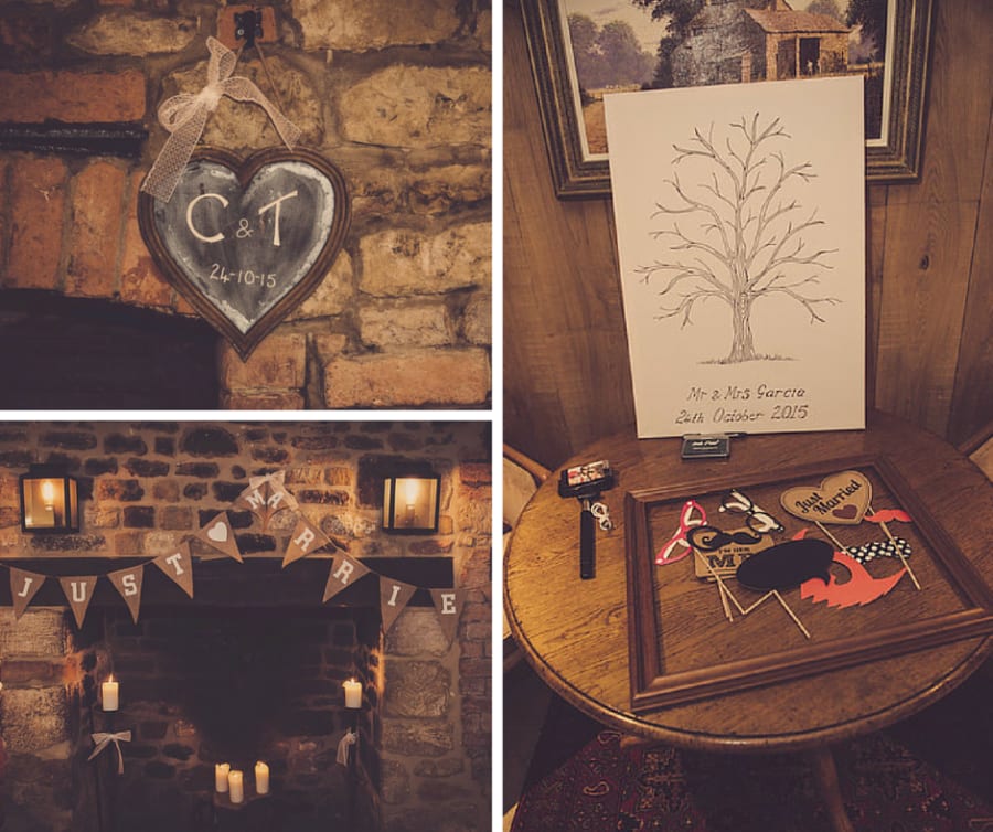 Rustic | Outdoor | Country | Autumn | Orange | Oxfordshire | Mill House Hotel | Peter Smart #Bridebook #RealWedding #WeddingIdeas #MillHouseHotel Bridebook.co.uk 