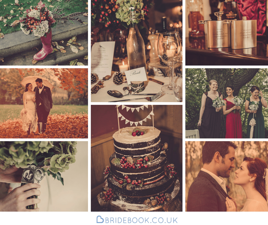 Rustic | Outdoor | Country | Autumn | Orange | Oxfordshire | Mill House Hotel | Peter Smart #Bridebook #RealWedding #WeddingIdeas #MillHouseHotel Bridebook.co.uk 