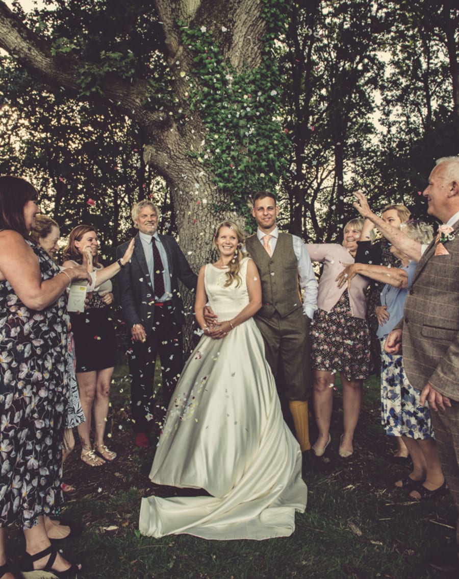 Country | Dorset | Forest | Marquee | Lake | Pink | Sopley Farm | Peter Smart #Bridebook #RealWedding #WeddingIdeas #SopleyFarm Bridebook.co.uk 