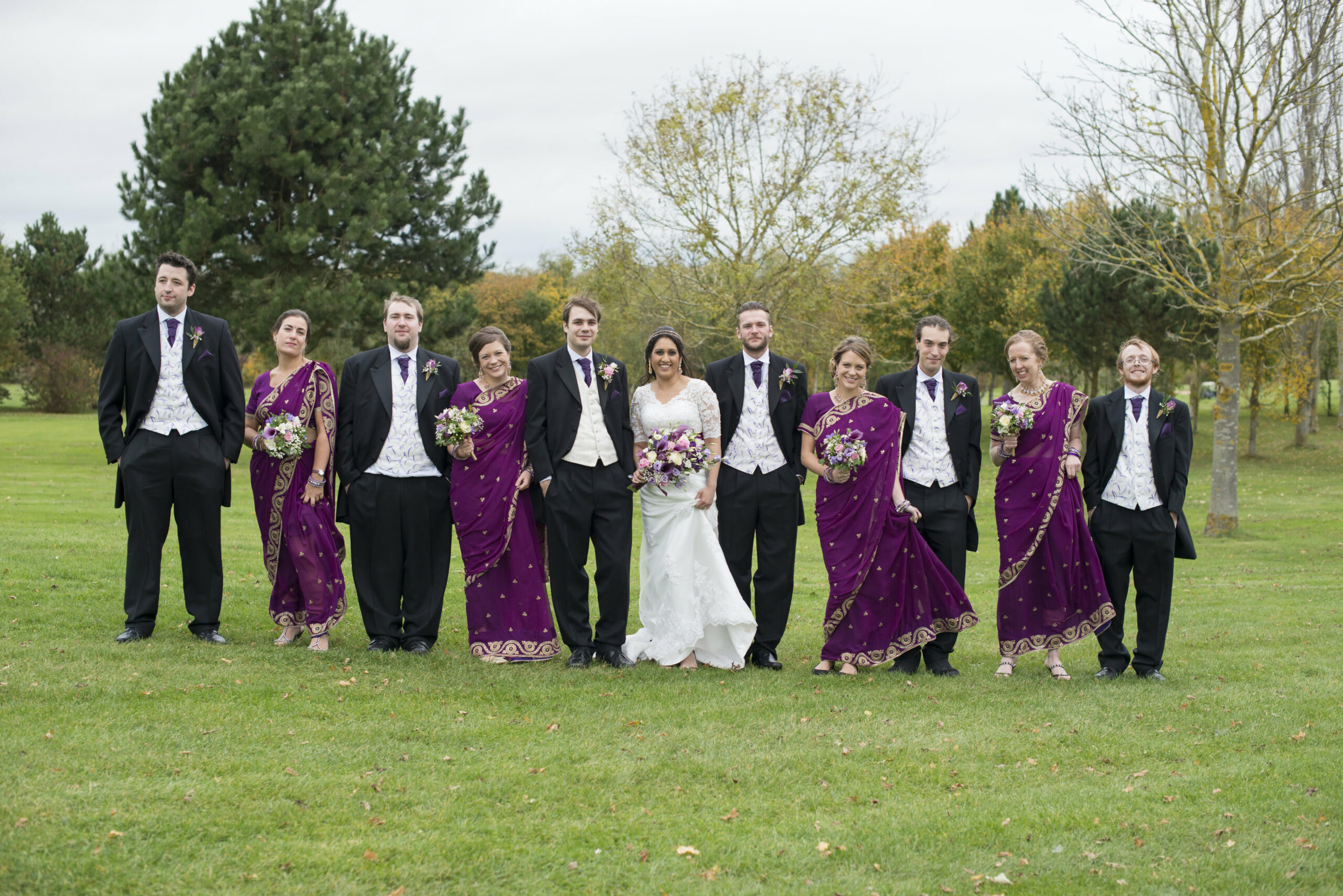 Real Wedding | Purple | Cultural | DIY | Manor House | Golf Club | Autumn | Kayleigh Pope Photography #Bridebook #RealWedding #WeddingIdeas #IngonManor Bridebook.co.uk 