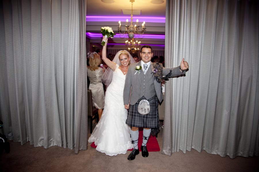 Scotland | Renfrewshire | Bishopton | Autumn | Classic | Modern | Blue | Cream | Country Club | Real Wedding | Sheila Galvin #Bridebook #RealWedding #WeddingIdeas Bridebook.co.uk 