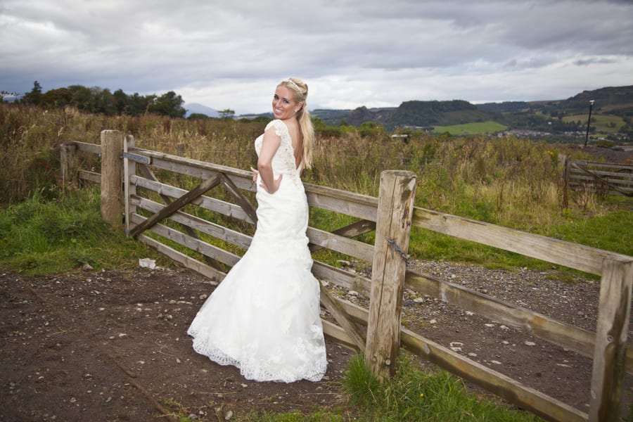 Scotland | Renfrewshire | Bishopton | Autumn | Classic | Modern | Blue | Cream | Country Club | Real Wedding | Sheila Galvin #Bridebook #RealWedding #WeddingIdeas Bridebook.co.uk 