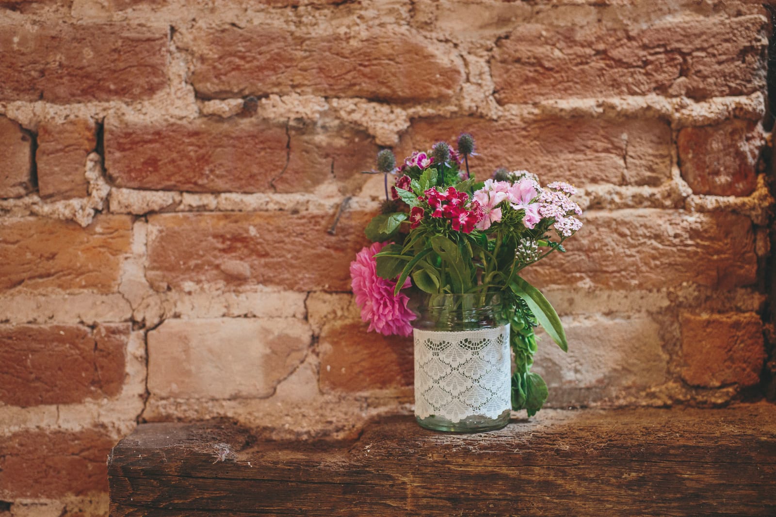 South West | Devon | Cullompton | Summer | DIY | Rustic |  | Pink |  | Barn | Real Wedding | Helen Lisk Photography #Bridebook #RealWedding #WeddingIdeas Bridebook.co.uk 