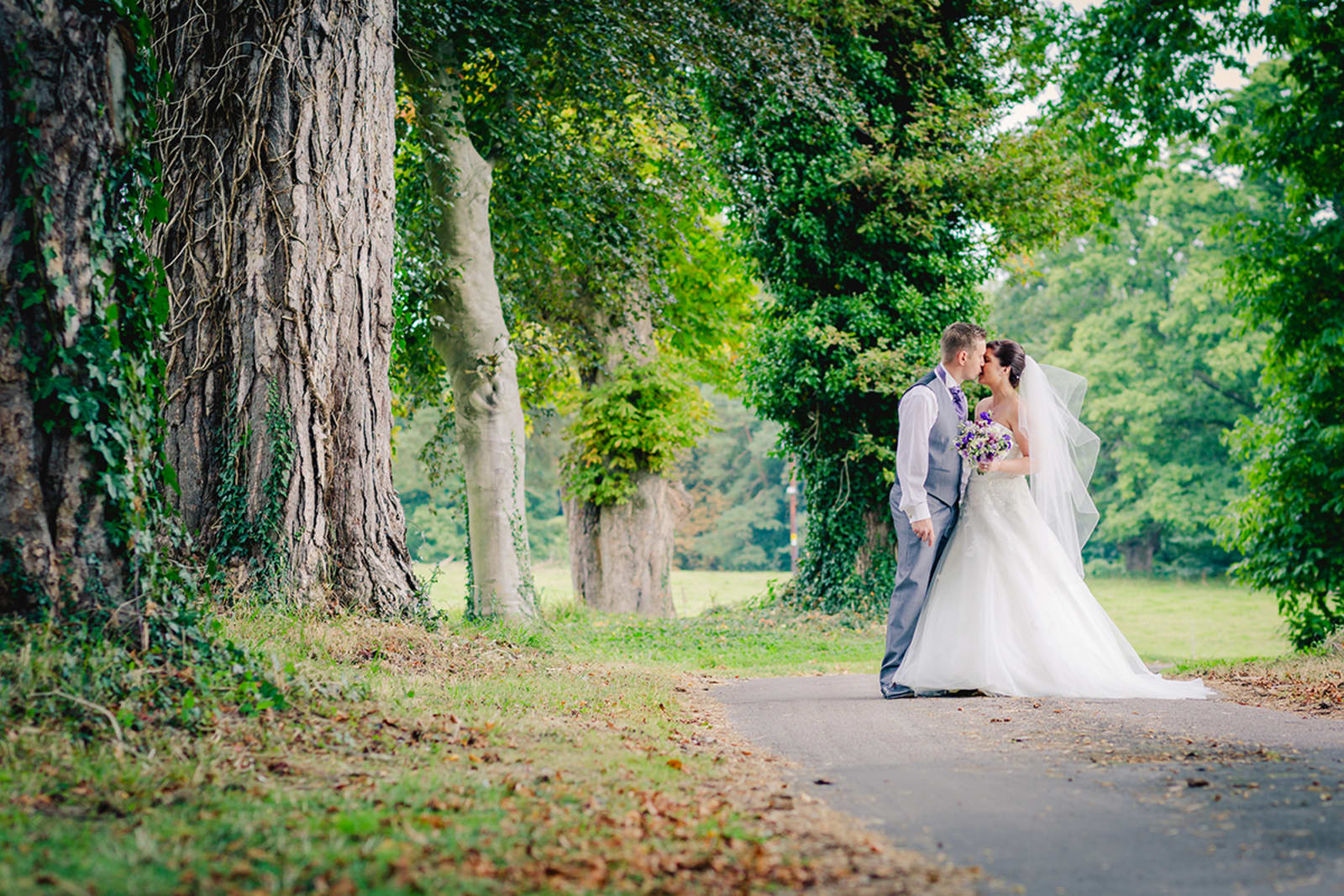 Wales | Powys | Glangrwyney | Summer | Vintage | DIY | Purple | Country House | Real Wedding | Art By Design Photography #Bridebook #RealWedding #WeddingIdeas Bridebook.co.uk 