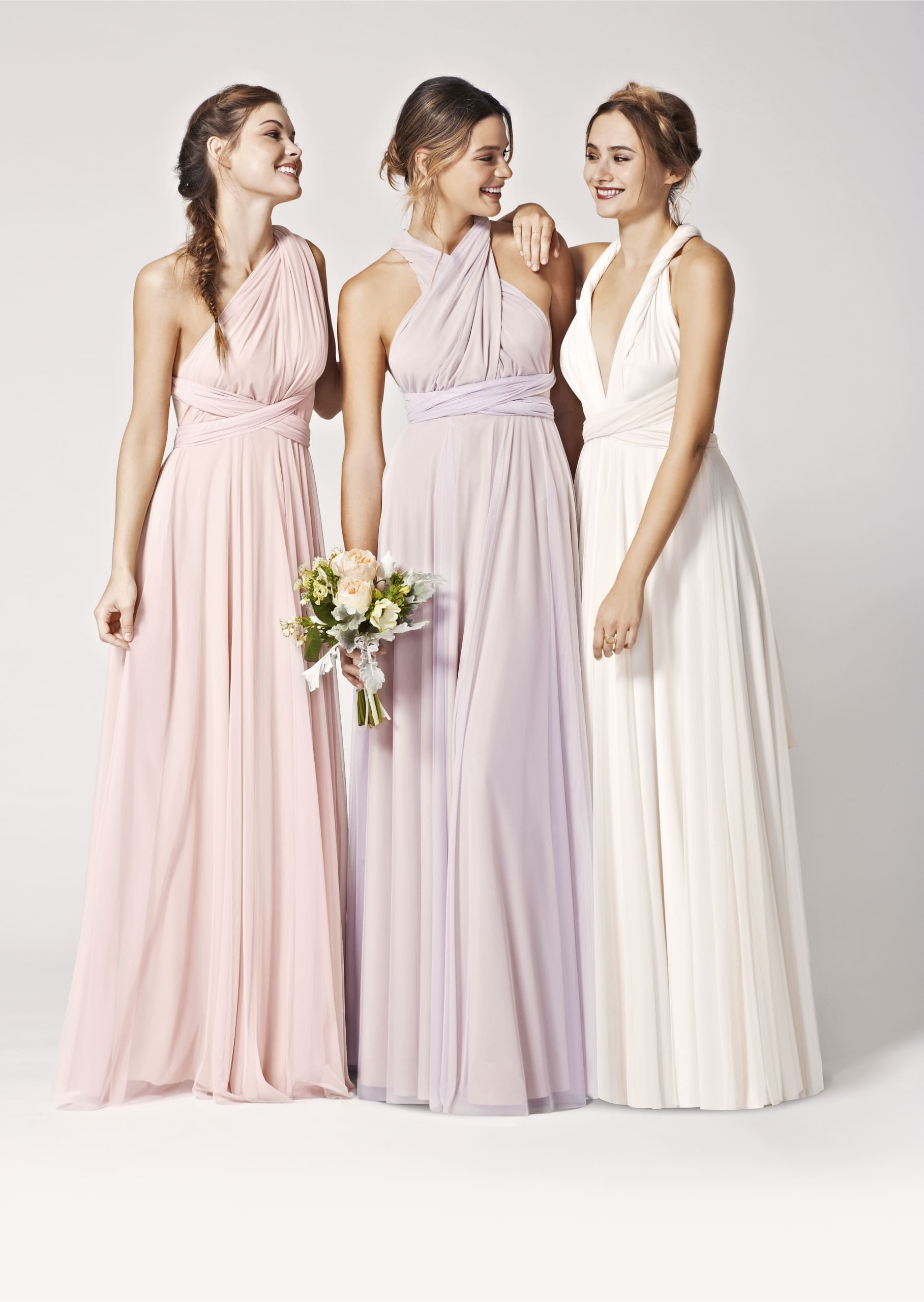 bridebook.co.uk-twobirds multiple dress colours