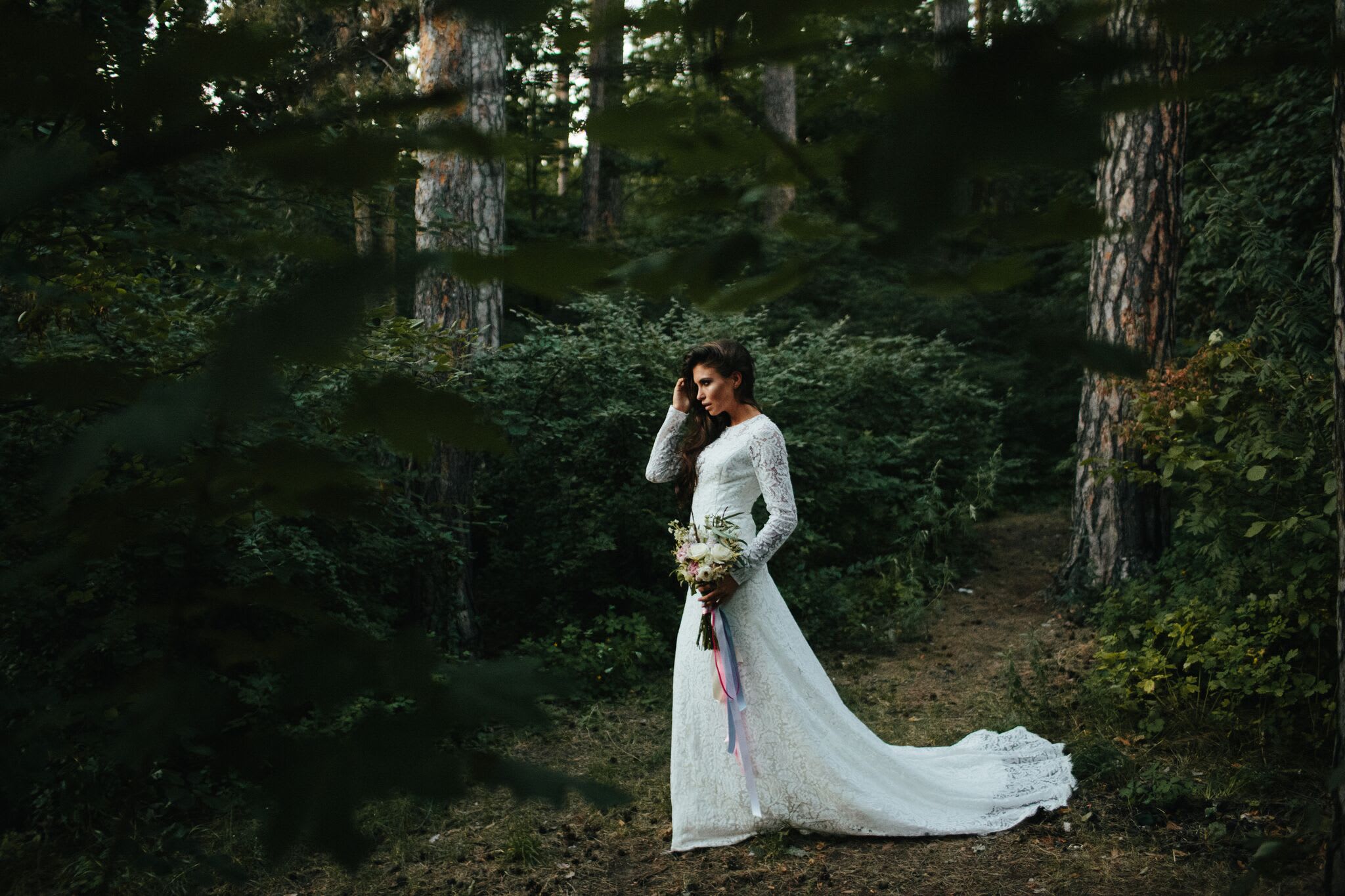 Bridebook.co.uk bride walking down aisle