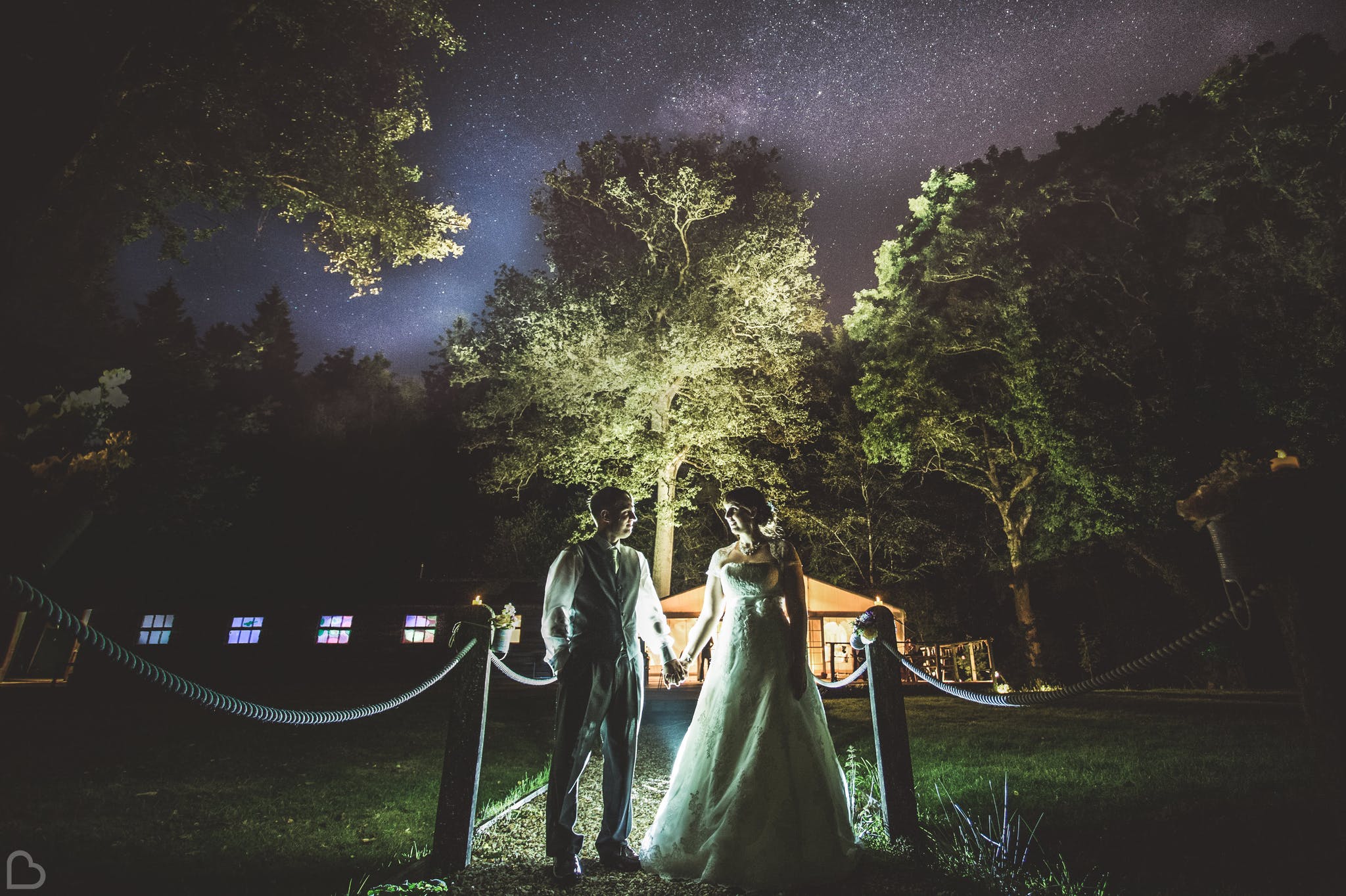 wedding in the wood, a barn wedding venue in hampshire